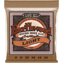 Ernie Ball 2148 Σετ 6 Χορδές Ακουστικής Κιθάρας Phosphor Bronze 11-52" Light Tension