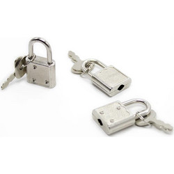 Silver Padlock with Keys