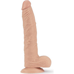 Lovetoy Real Extreme 9.5" The Sexual Passion Ρεαλιστικό Dildo με Βεντούζα & Όρχεις 24.5cm Flesh