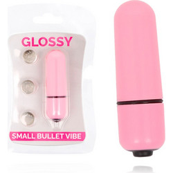 Glossy Small Bullet Vibe Δονητής Bullet 5.8cm Ροζ