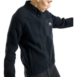 Burton Softgoods Cinder Ανδρική Ζακέτα Fleece με Φερμουάρ Μαύρη 23837100-001