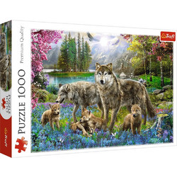 Puzzle Trefl Wolf Family 1000 Κομμάτια