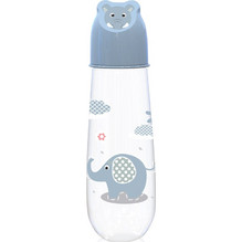 Lorelli Simple Πλαστικό Μπιμπερό με Θηλή Σιλικόνης 0m+ Moonlight Blue 250ml