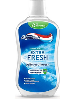 Aquafresh Fresh Mint Στοματικό Διάλυμα 500ml