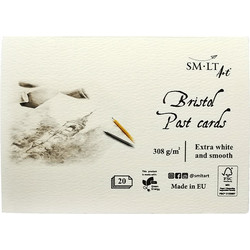 SMLT ART ΚΑΡΤ ΠΟΣΤΑΛ BRISTOL 20 ΤΕΜΑΧΙΑ 10.5x15cm 308g/m