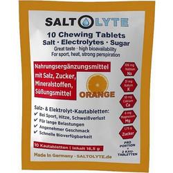 Saltolyte Salt & Electrolytes Orange 10 Μασώμενα Δισκία