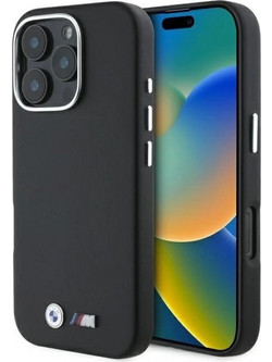 BMW M Smooth Full Wrapped Metal MagSafe case for iPhone 16 Pro - black