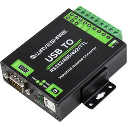 Waveshare 23996, FT232RNL USB TO RS232/485/422/TTL Interface Converter, Industrial Isolation