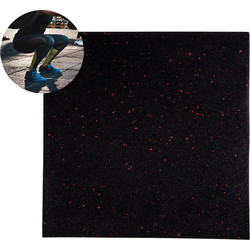 Δάπεδο Καουτσούκ για βάρη Heavy Duty inSPORTline Proteko II 50 x 50 x 1,5 cm 25333