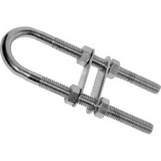 U-BOLT ΣΤΕΝΟ ΑΝΟΞΕΙΔΩΤΟ O 4 x 60 mm AISI 316
