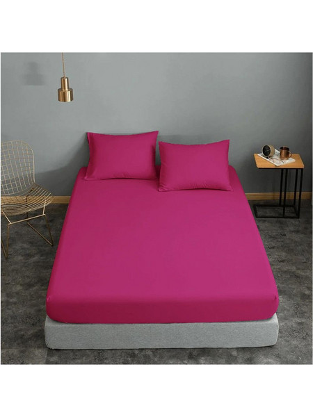 Komvos Σεντόνι Υπέρδιπλο 220x240 Home Fuchsia