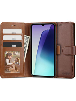 TECH-PROTECT WALLET XIAOMI REDMI 14C / POCO C75 BROWN