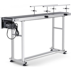 VEVOR Ταινιόδρομος 59x7.8" Ανοξείδωτος, Ρυθμιζόμενη Ταχύτητα, Διπλό Κάγκελο PDSSJ59X78INQJ12NV2