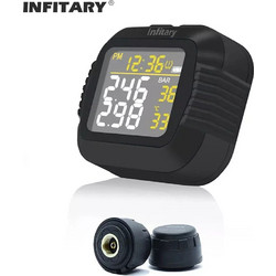 TPMS Αισθητήρες πίεσης ελαστικών Μοτοσικλέτας Ψηφιακό Αδιάβροχο USB LG8545