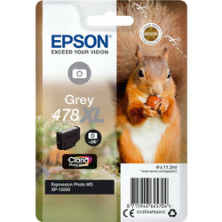 Epson 478XL Grey Μελάνι Εκτυπωτή Inkjet C13T04F640