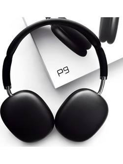SPM P9 Ασύρματα Bluetooth Ακουστικά Over Ear Μαύρα