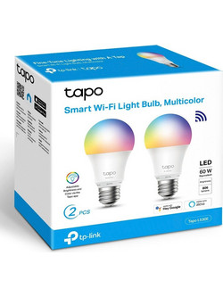 Smart Wi-Fi Light Bulb TP-Link Tapo L530E E27 8.7W Dimable Multicolor (TAPO L530E(2-PACK