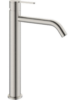 Carla 690312BN Μπαταρία Νιπτήρος Επιτραπέζια Brush Nickel με Βαλβίδα