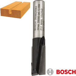 Bosch 2608628383 Κοπτικό ρούτερ φρεζα αυλακώσεων D 10 mm L 20 mm αξονα 8mm