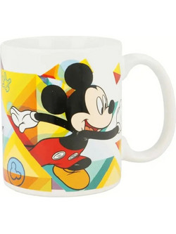 ΚΟΥΠΑ ΦΛΙΤΖΑΝΙ MICKEY MOUSE HAPPY SMILES ΜΠΛΕ ΚΟΚΚΙΝΟ ΚΕΡΑΜΙΚΗ 350ML 1TEM