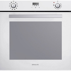 Davoline BBA 6010 White Glass Φούρνος Ηλεκτρικός Άνω Πάγκου 72lt 59.4cm