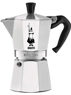 Bialetti Moka Express 3 Μπρίκι Espresso 3Cups Inox