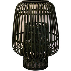 Διακοσμητικό Φανάρι Bamboo Λαδί 56cm