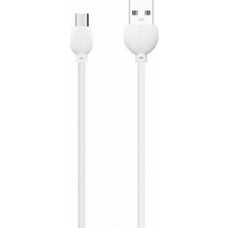 Awei Regular USB 2.0 to micro USB Cable Λευκό 1m (CL-61)