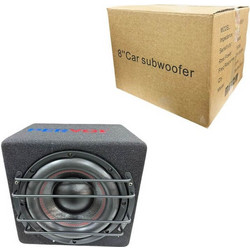 PerVoi T-083F Subwoofer Αυτοκινήτου 8" 150W RMS με Κούτα