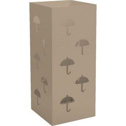 Ομπρελοθήκη Τετράγωνη 25-103 Matt Beige Pam Co (W22 x D22 x H50 cm) 1Τεμ