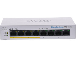 Cisco CBS110-8PP-D-EU Unmanaged L2 Switch με 8 Θύρες Ethernet 1Gbps