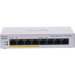 Cisco CBS110-8PP-D-EU Unmanaged L2 Switch με 8 Θύρες Ethernet 1Gbps