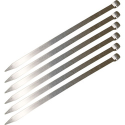 Σετ σούβλα πλακε ανοξείδωτες σετ 6 τεμ. 8mm X 1,5 mm X 40 cm