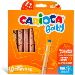 Carioca Baby Ξυλομπογιές για Μωρά Σετ 10τμχ