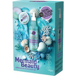Natura Siberica Organic Shop Mermaid Beauty Hydrating Shower Gel 250ml + Moisturising Shimmering Body Mousse 100ml