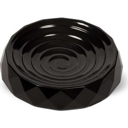 Glee Μπολ Γάτας Μελαμίνης - Round Diamond Cat Dish Μαύρο 160ml