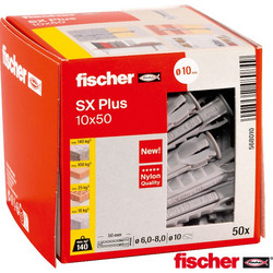 Fischer 568010 Βύσμα ναυλον SX Plus 10x50 50τεμ