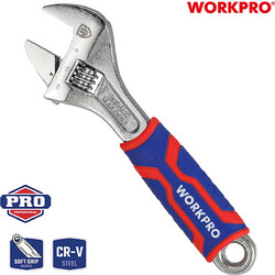 ΚΑΒΟΥΡΙΑ ΜΕ ΛΑΣΤΙΧΟ (ΓΑΛΛΙΚΑ ΚΛΕΙΔΙΑ) WORKPRO 150mm(6") WP272010 (PROFI) (ΚΑΡΤΕΛΑ)