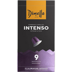 Dimello Κάψουλες Espresso Intenso Συμβατές με Μηχανή Nespresso 10τμχ