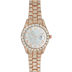Ghetto fashion watch Rose Gold bling