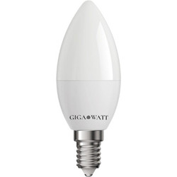 Gigawatt Λάμπα LED C37 / E14 / 7W / 6500K / 720lm