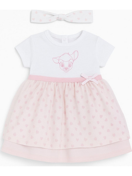 Φόρεμα με Κορδέλα White Pink 8030245