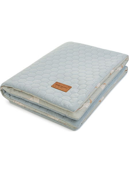 Colorstories Happy Goose Κουβέρτα Αγκαλιάς Βαμβακερή 75x100 Πράσινη Mint