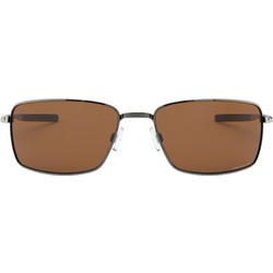 Oakley OO4075 14 Ανδρικά Γυαλιά Ηλίου Ορθογώνια Μεταλλικά Μαύρα με Καφέ Καθρέπτη Φακό