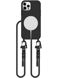 Θήκη κινητού Tech-Protect MagNecklace MagSafe for iPhone 12 / 12 Pro Black