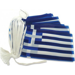 Ελληνική σημαία γιρλάντα 6μ