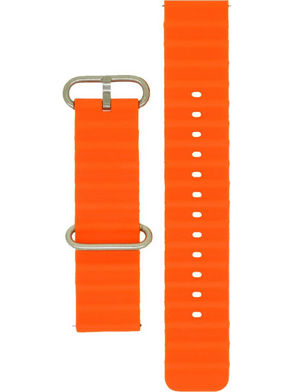 Ανταλλακτικό Watchband Hoco 20mm Universal Πορτοκαλί Silicon Band