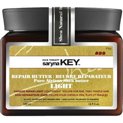 Saryna Key Damage Repair Light Pure African Shea Butter Μάσκα Μαλλιών για Όγκο & Επανόρθωση για Ξηρά & Λεπτά Μαλλιά 500ml