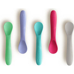 Bbluv Spoon Σετ Κουτάλια Σιλικόνης Ροζ