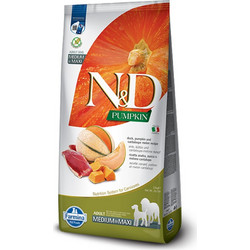 Farmina N&D Pumpkin Grain Free Adult Medium & Maxi with Duck, Pumpkin & Cantaloupe Melon 12kg